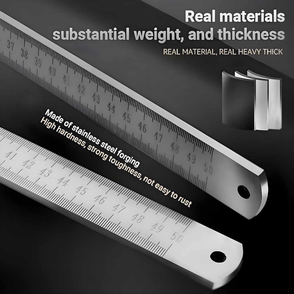 Rugged Ruler For Everyday Jobsite Measurements And Projects
