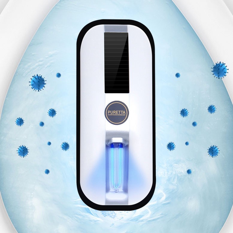 Compact Battery-Powered UV Toilet Sterilizer For Portable Sanitation
