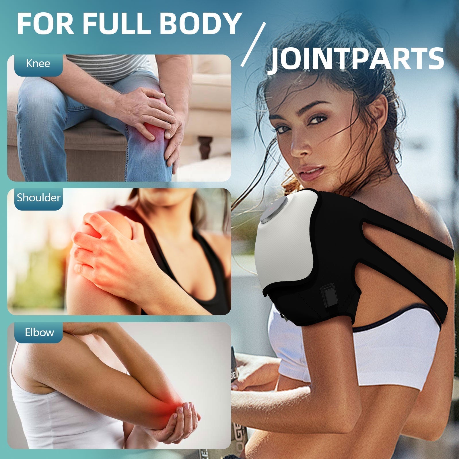 Home Use Knee Relief Massager With Infrared Heat And Air Compression