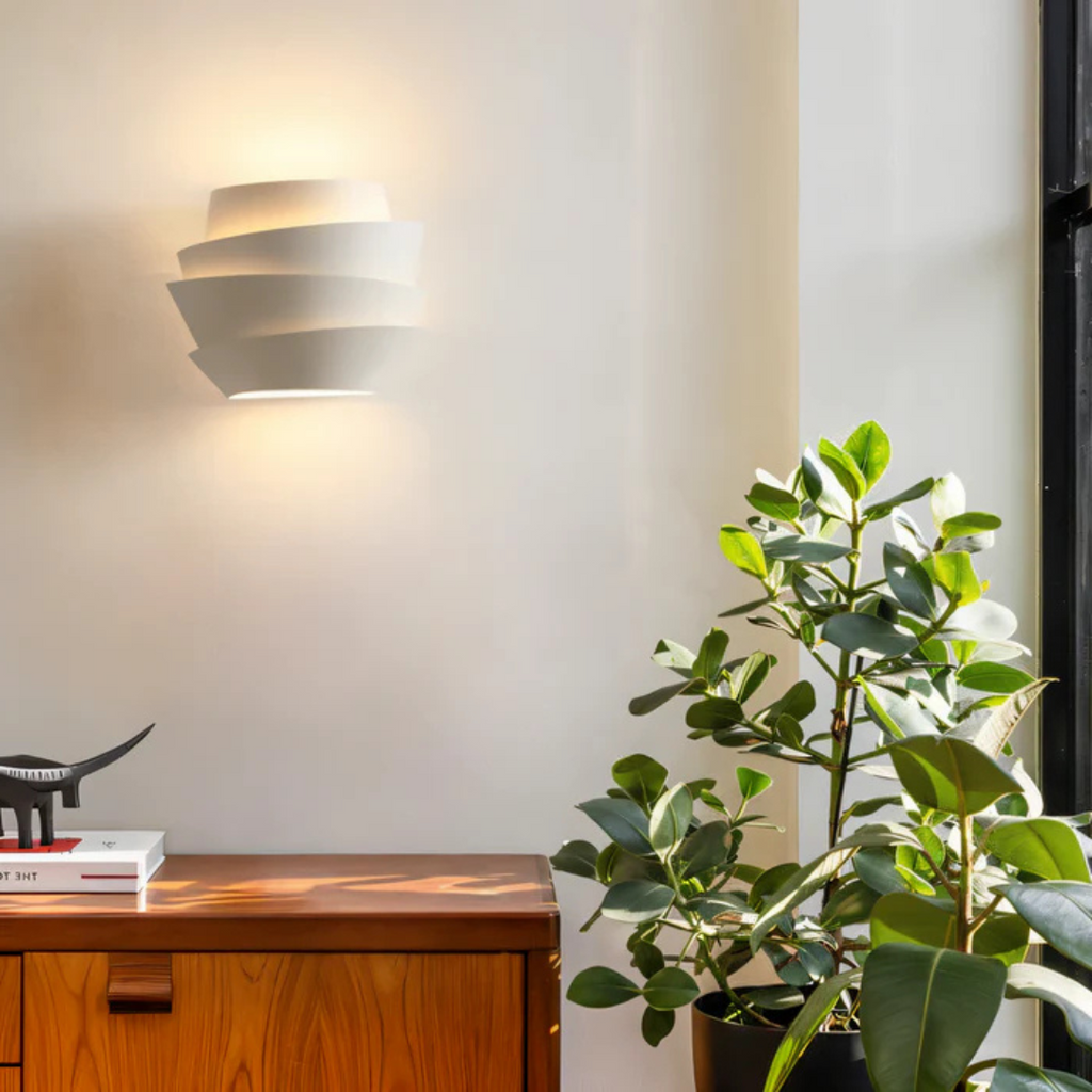 Lumera moderne geometrische LED-Wandleuchte für Innenräume