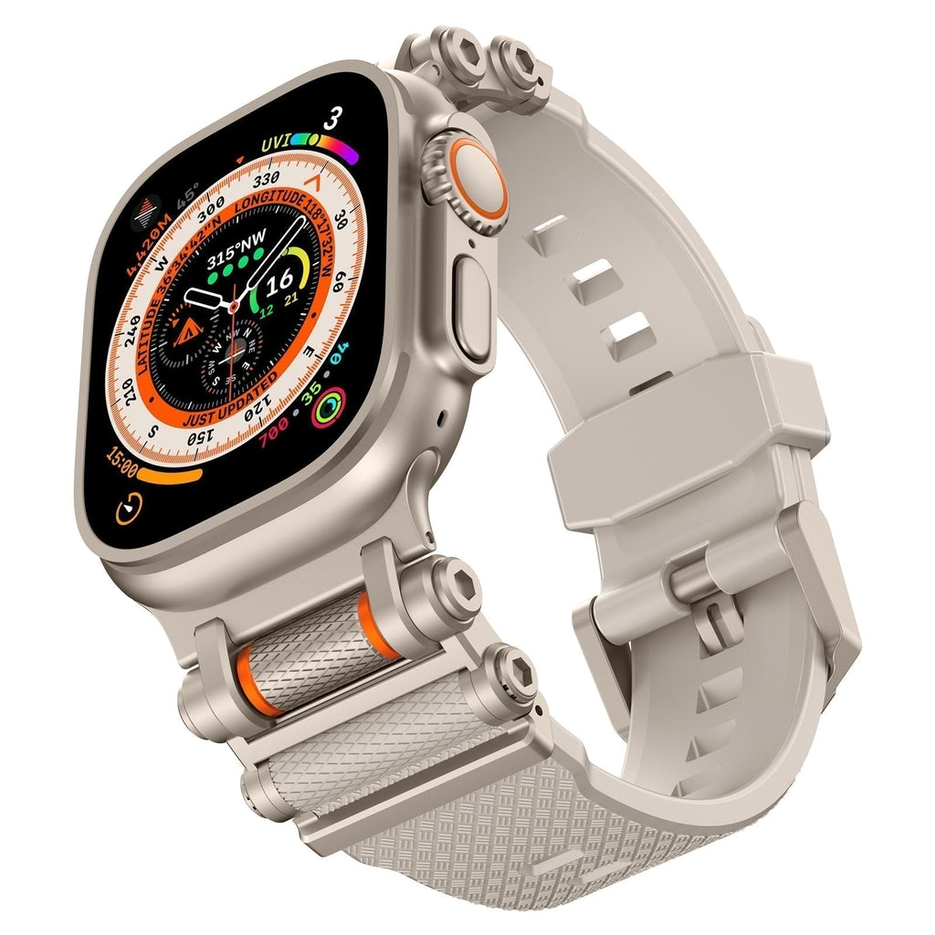 NovaFlex FKM Gummi-Drehband für Apple Watch Armband