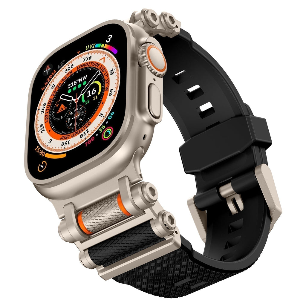 NovaFlex FKM Gummi-Drehband für Apple Watch Armband