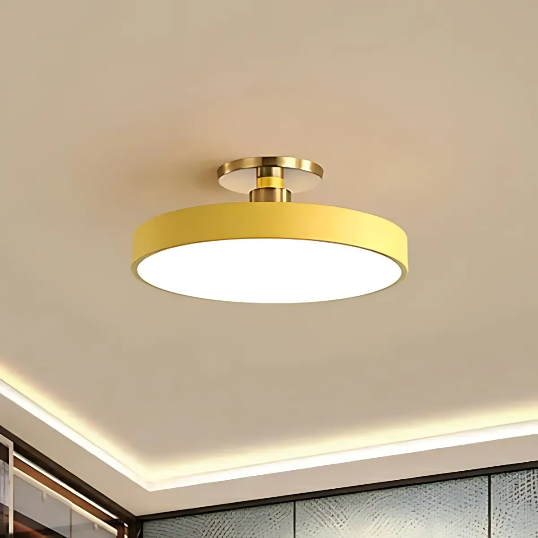 Nordora nordische LED-Deckenleuchte mit warmem Ambientelicht