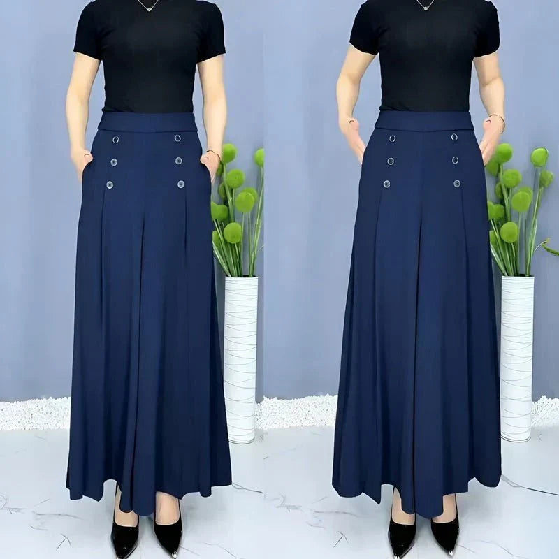 NovaLuxe Flowing Wide-Leg Trousers Create A Flattering Silhouette Instantly