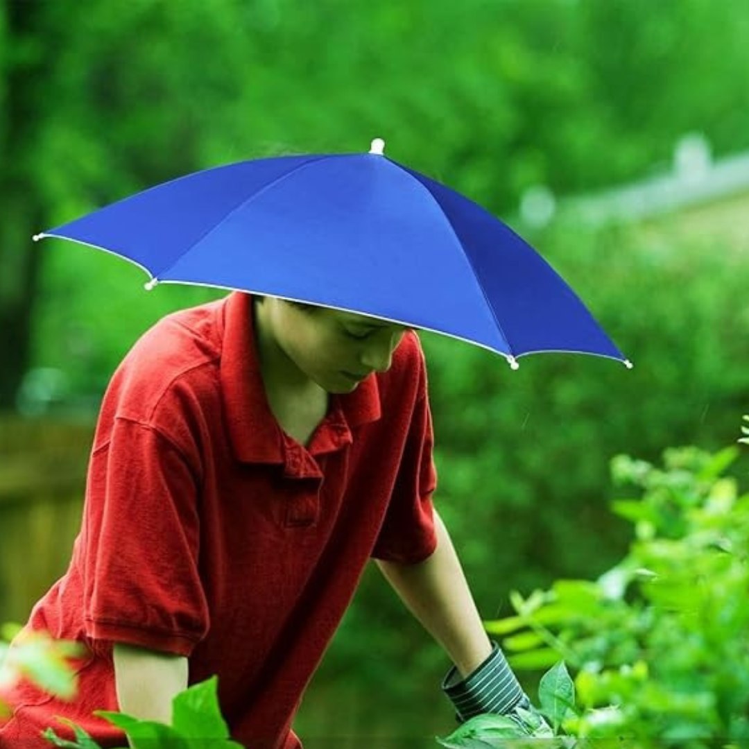 ShadeMate Umbrella Hat With UV Protection For Sun And Rain Everyday Use