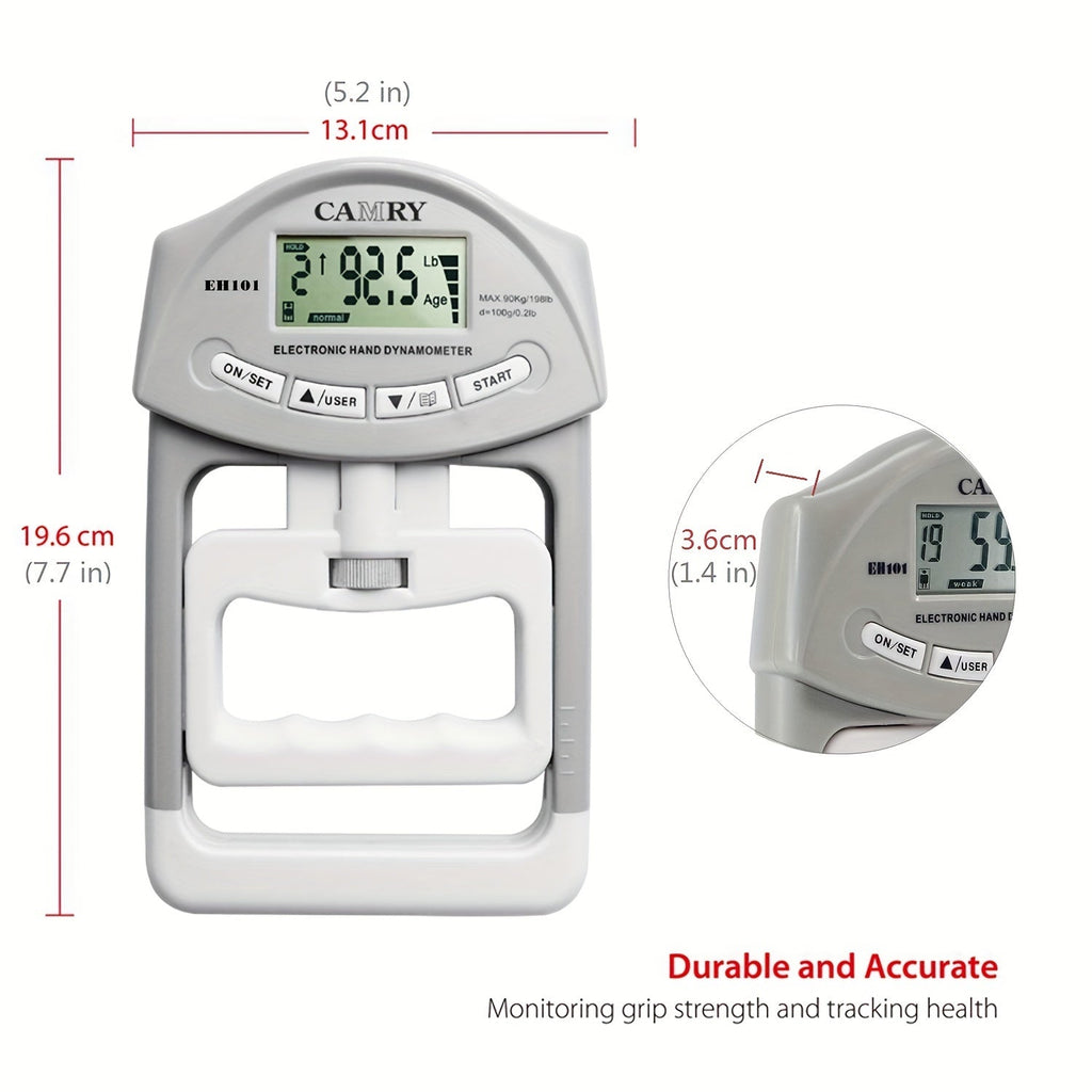 Gripmeter Pro Digitalt greppstyrkemätare med automatisk registrering