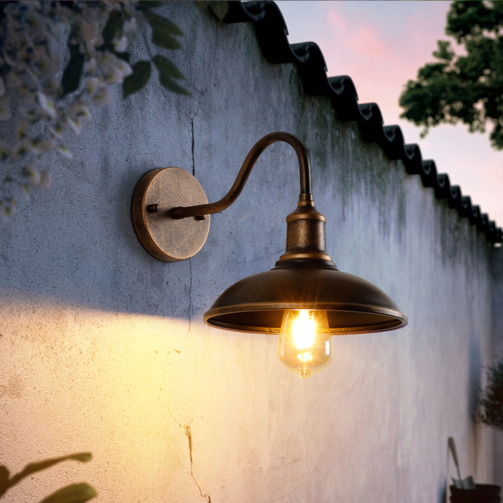 Willowcrest Weatherproof Exterior Wall Light For Warm LED Glow