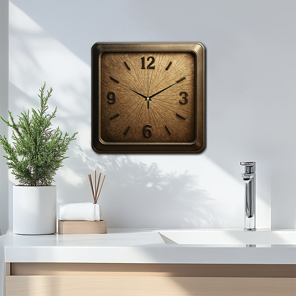 Woodtime Massivt Træ Minimalistisk Vægur