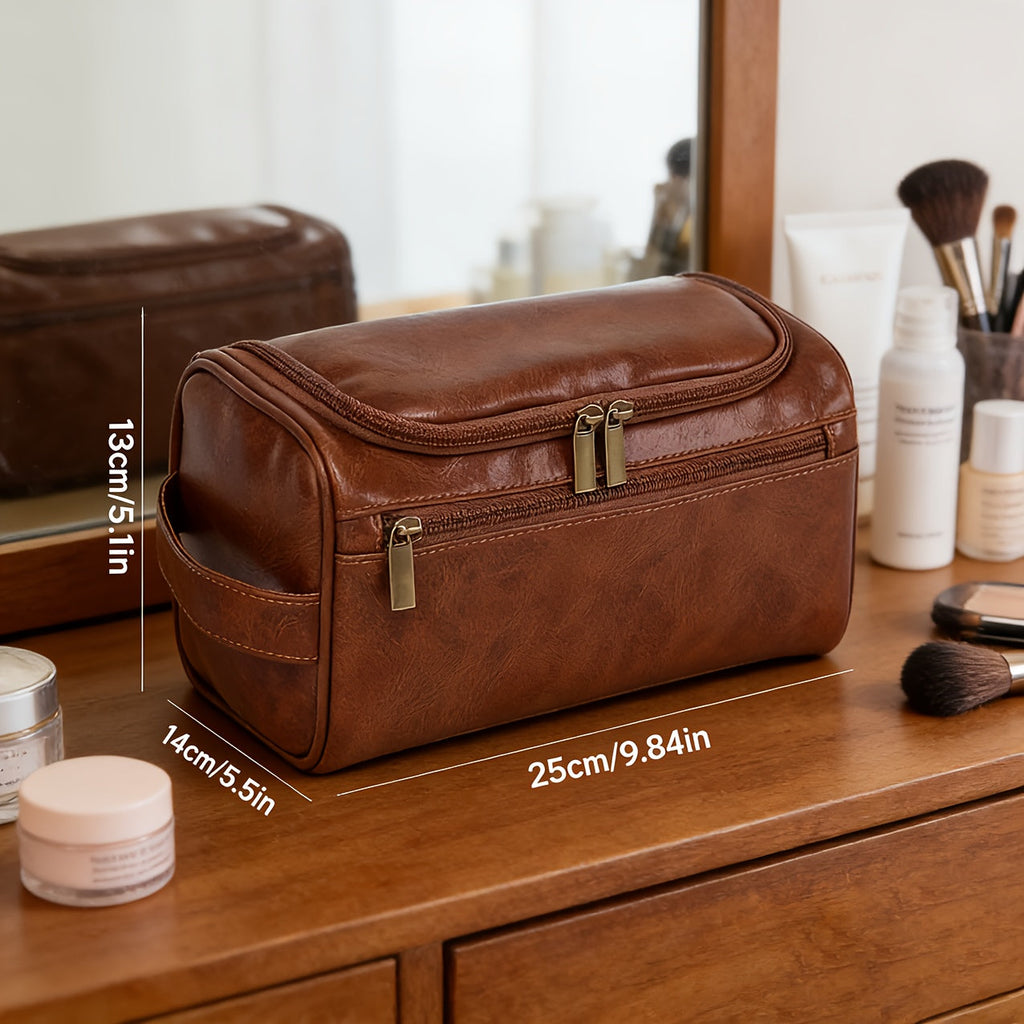 UrbanCraft Bolsa Organizadora de Viagem de Negócios em Pele Vintage para Homem