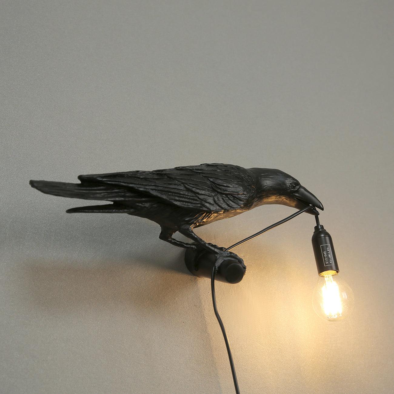 Vogelwandlamp voor woondecoratie met zacht sfeervol accentlicht