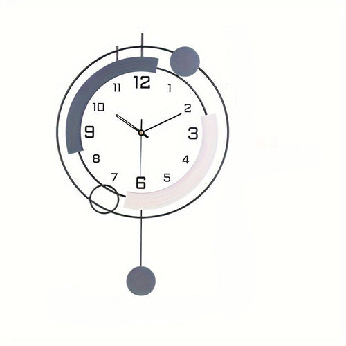 Reloj Aura Sleek para Sala de Estar con Diseño Simple y Acento