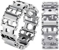 Rustfrit stål 29-i-1 multitool-armbånd til daglig brug og hverdagens behov