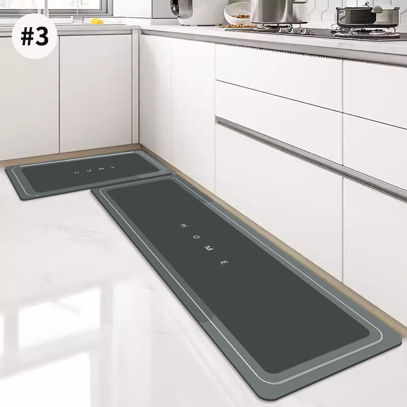 Diatomite Kitchen Mat With High Absorbency And Non Slip For Home Use