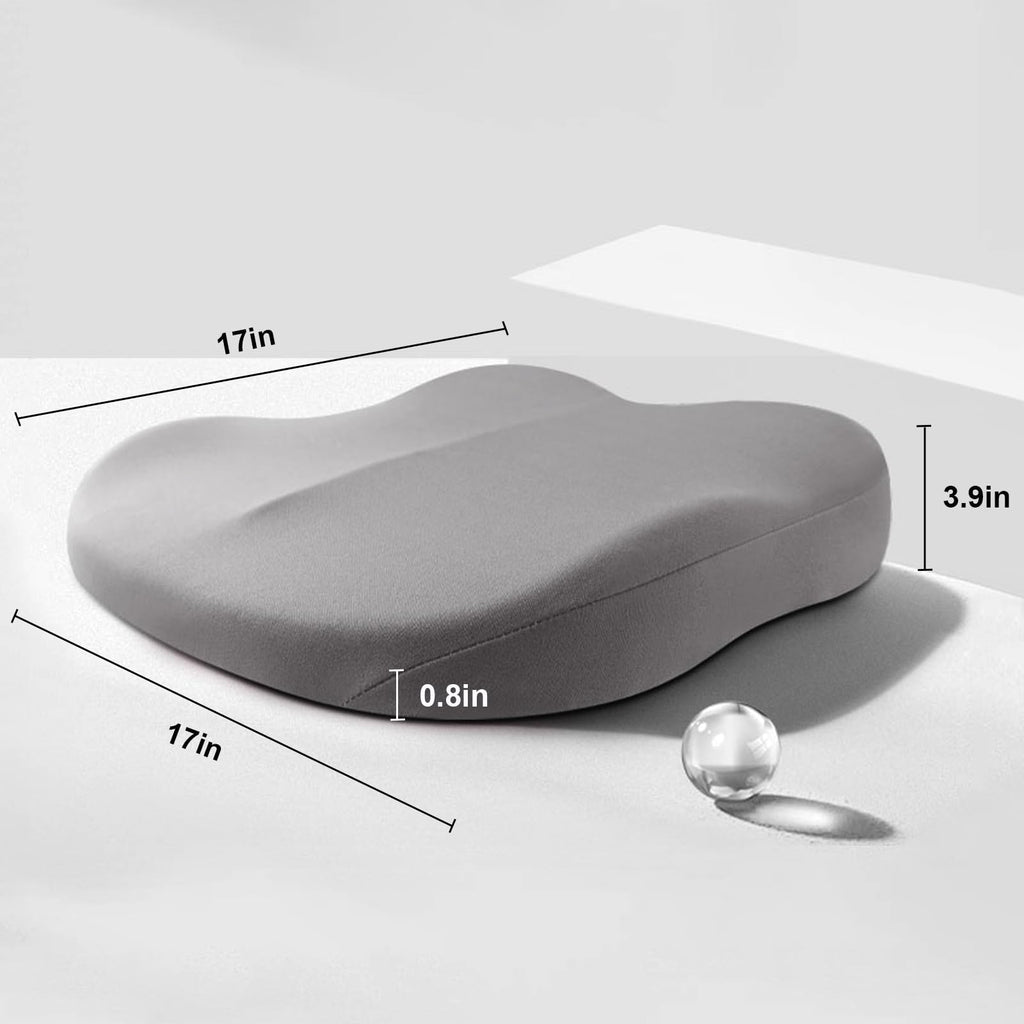 Coussin rehausseur de voiture en mousse à mémoire de forme RaiseSit pour un confort ergonomique amélioré