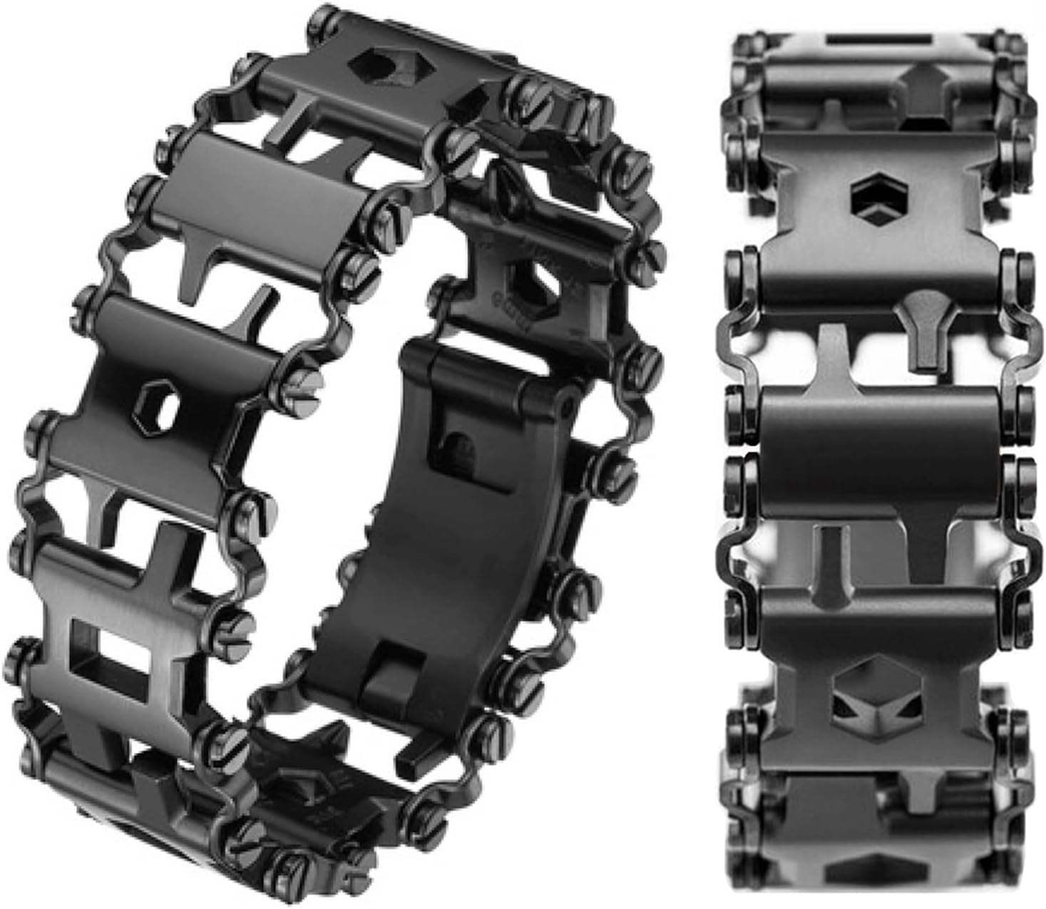 Rustfrit stål 29-i-1 multitool-armbånd til daglig brug og hverdagens behov