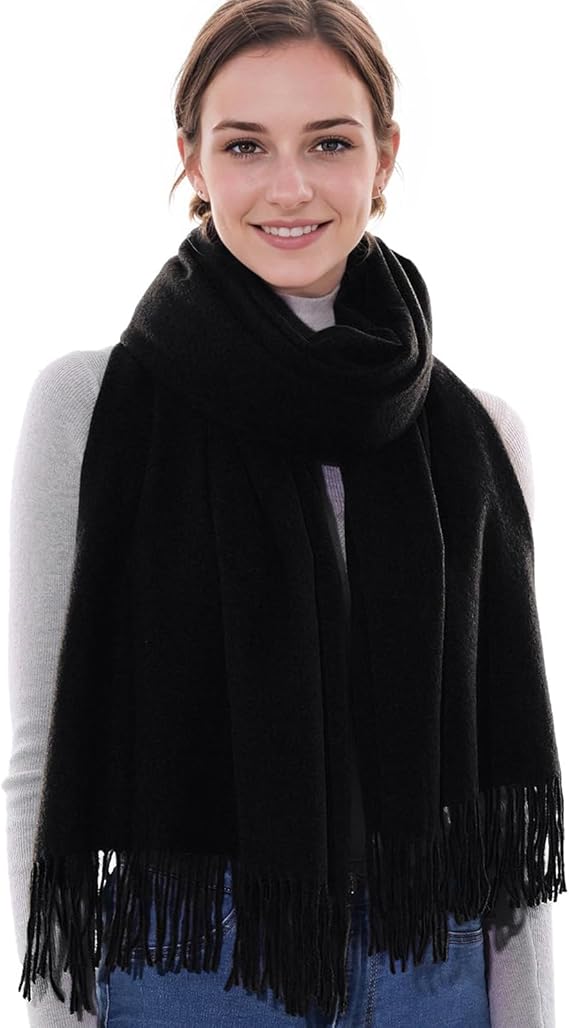 Cozy Winter Shawl for Women Soft Warm Scarf for Cold Weather