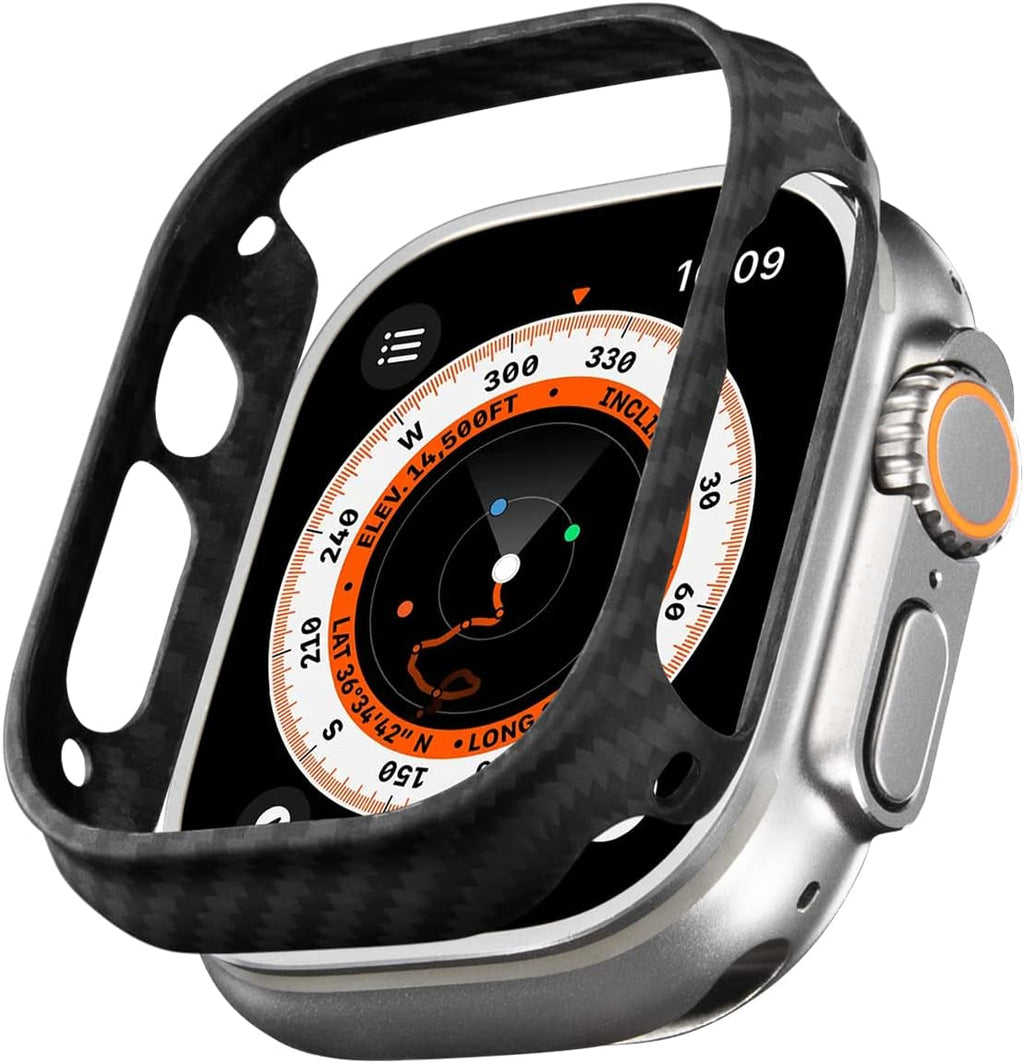Curea din fibră de carbon AeroWeave cu acoperire din aramid pentru Apple Watch