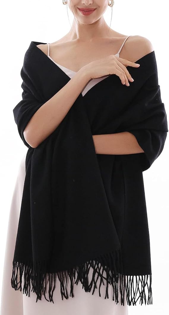 Cozy Winter Shawl for Women Soft Warm Scarf for Cold Weather