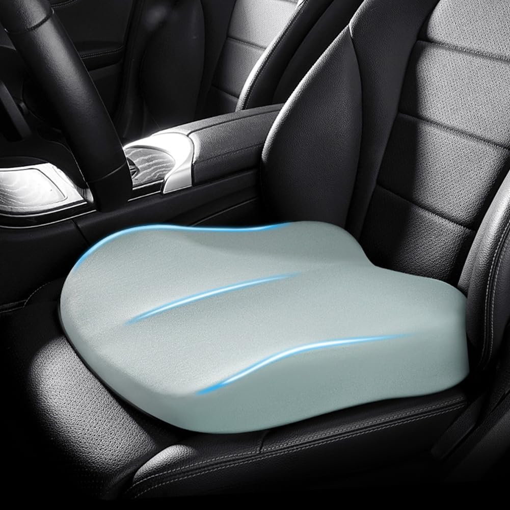 Coussin rehausseur de voiture en mousse à mémoire de forme RaiseSit pour un confort ergonomique amélioré