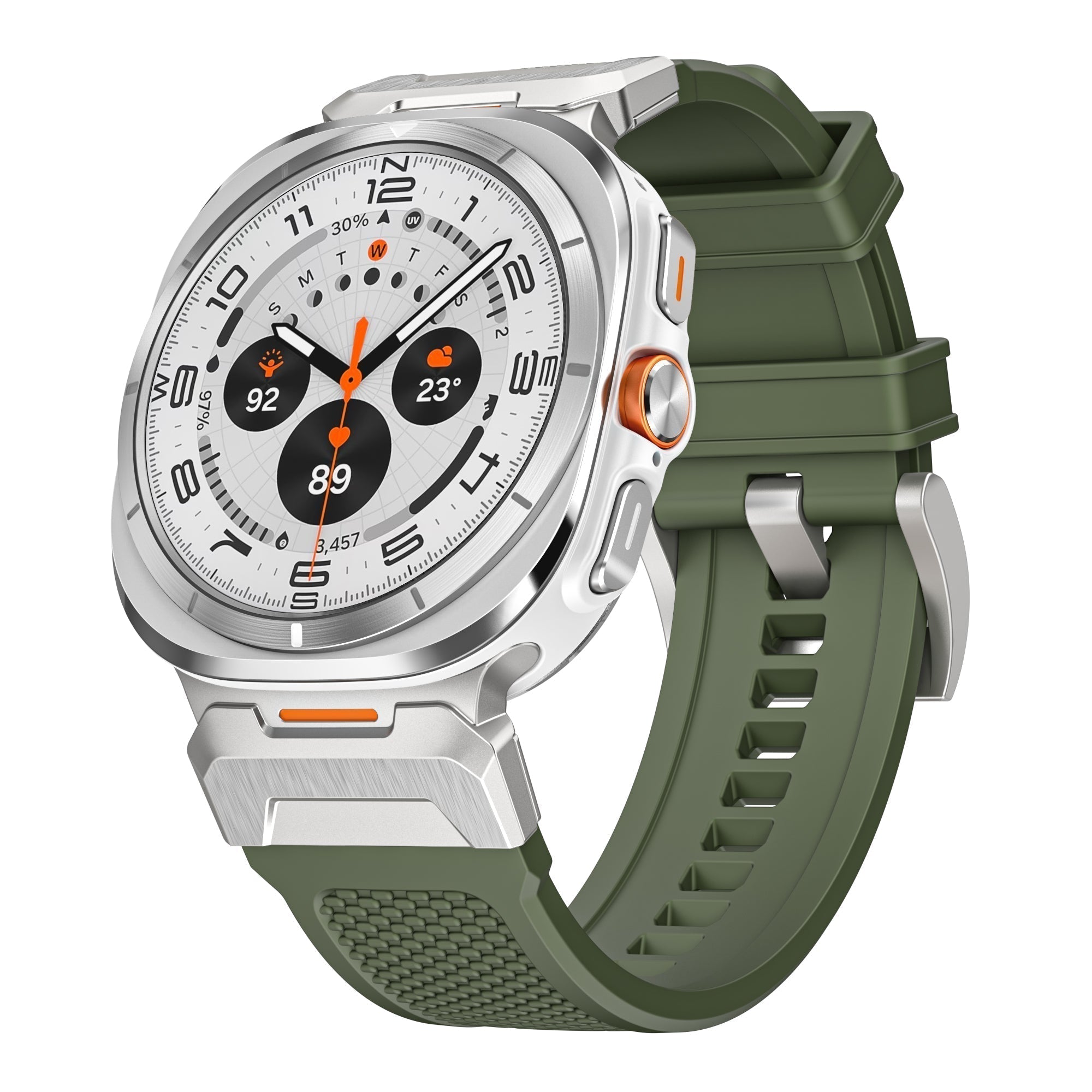 AstraGuard FKM Kauçuk Kayış Galaxy Watch Ultra Premium İçin