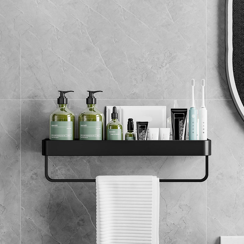 Kit de herrajes moderno para organizador de baño de aluminio para baños domésticos