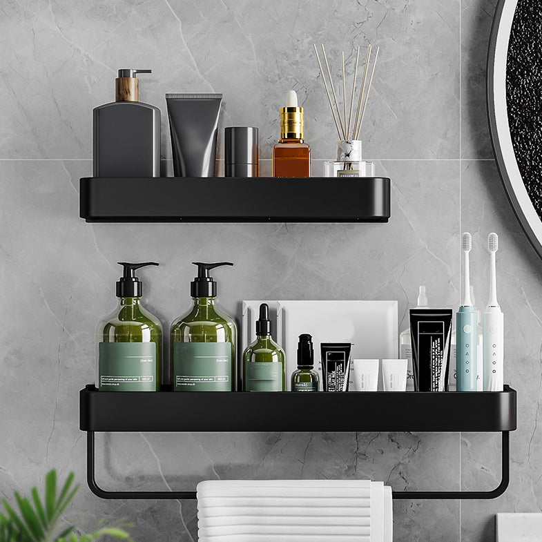 Kit de herrajes moderno para organizador de baño de aluminio para baños domésticos