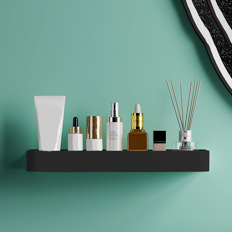 Kit de herrajes moderno para organizador de baño de aluminio para baños domésticos