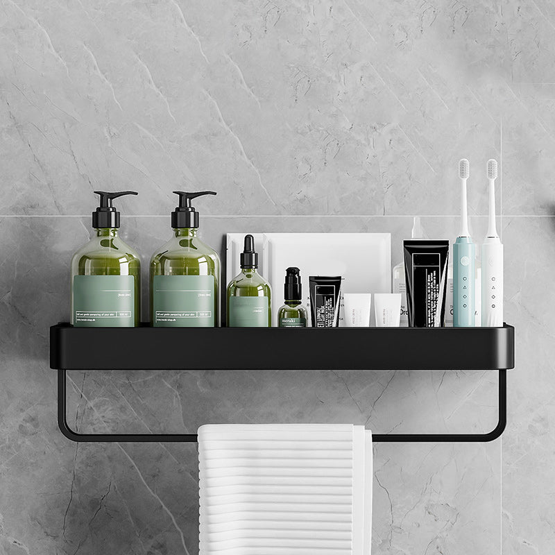 Kit de herrajes moderno para organizador de baño de aluminio para baños domésticos