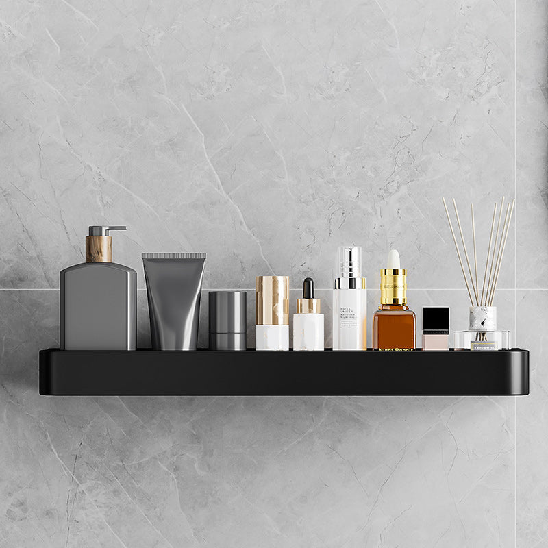 Kit de herrajes moderno para organizador de baño de aluminio para baños domésticos