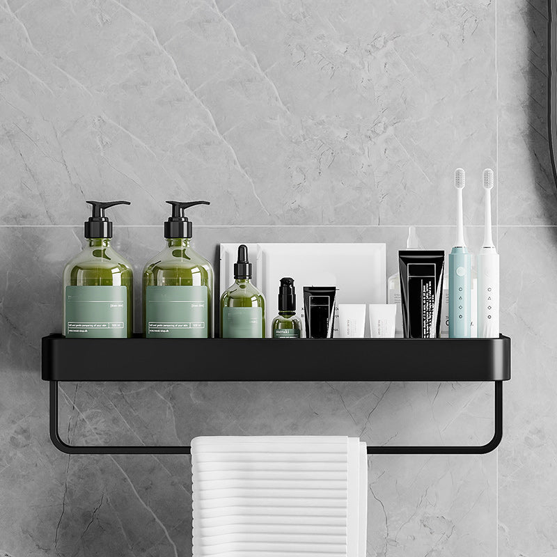 Kit de herrajes moderno para organizador de baño de aluminio para baños domésticos