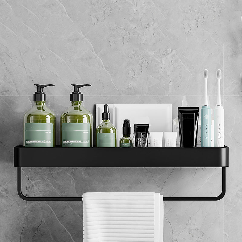 Kit de herrajes moderno para organizador de baño de aluminio para baños domésticos