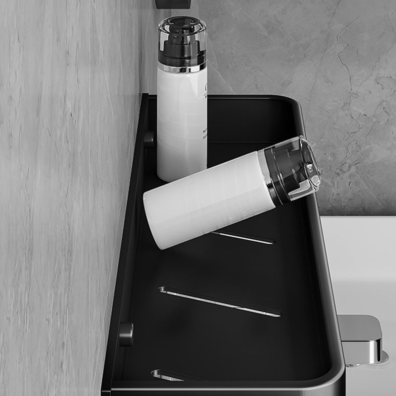 Kit de herrajes moderno para organizador de baño de aluminio para baños domésticos