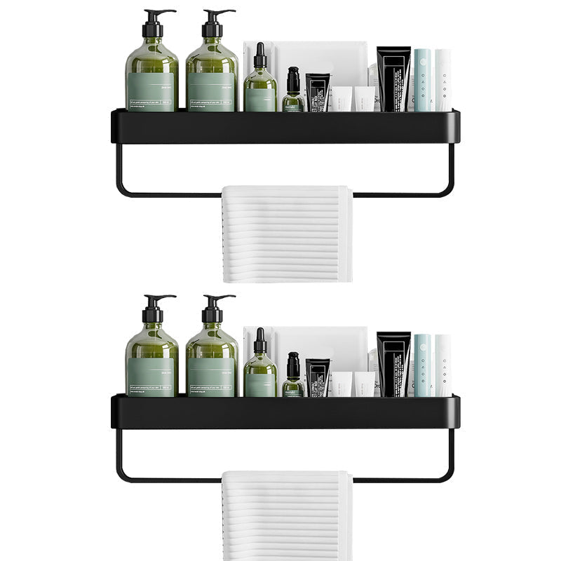 Kit de herrajes moderno para organizador de baño de aluminio para baños domésticos