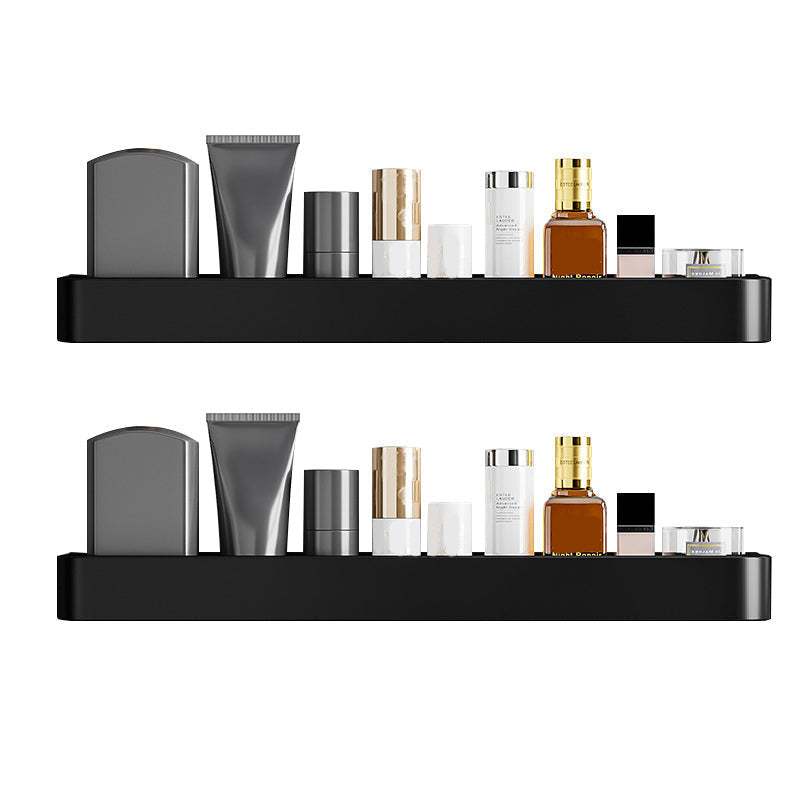 Kit de herrajes moderno para organizador de baño de aluminio para baños domésticos