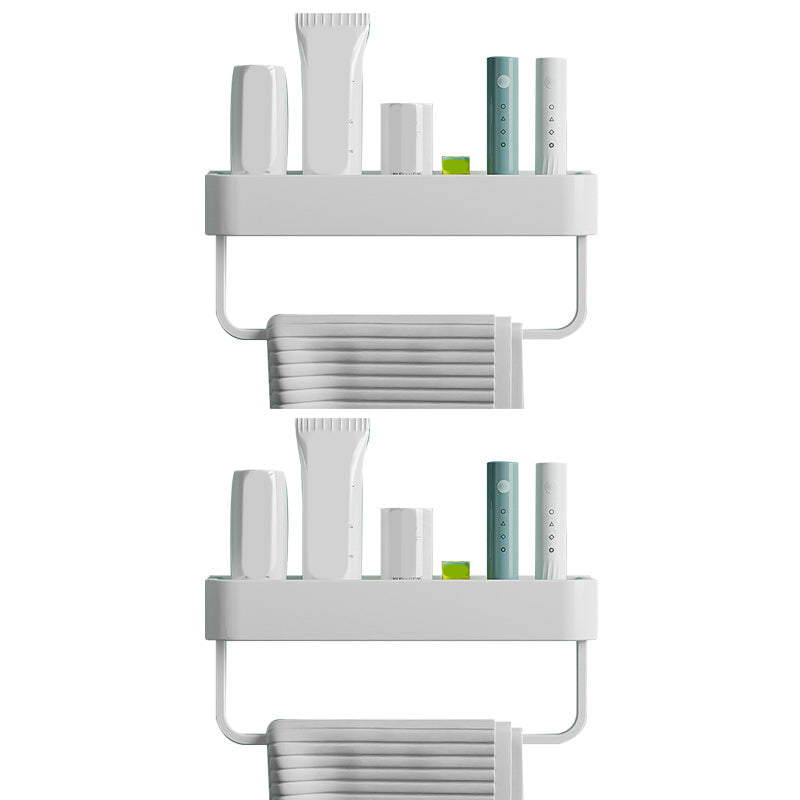 Kit de herrajes moderno para organizador de baño de aluminio para baños domésticos