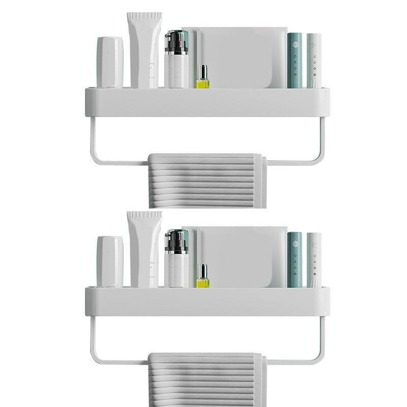 Kit de herrajes moderno para organizador de baño de aluminio para baños domésticos