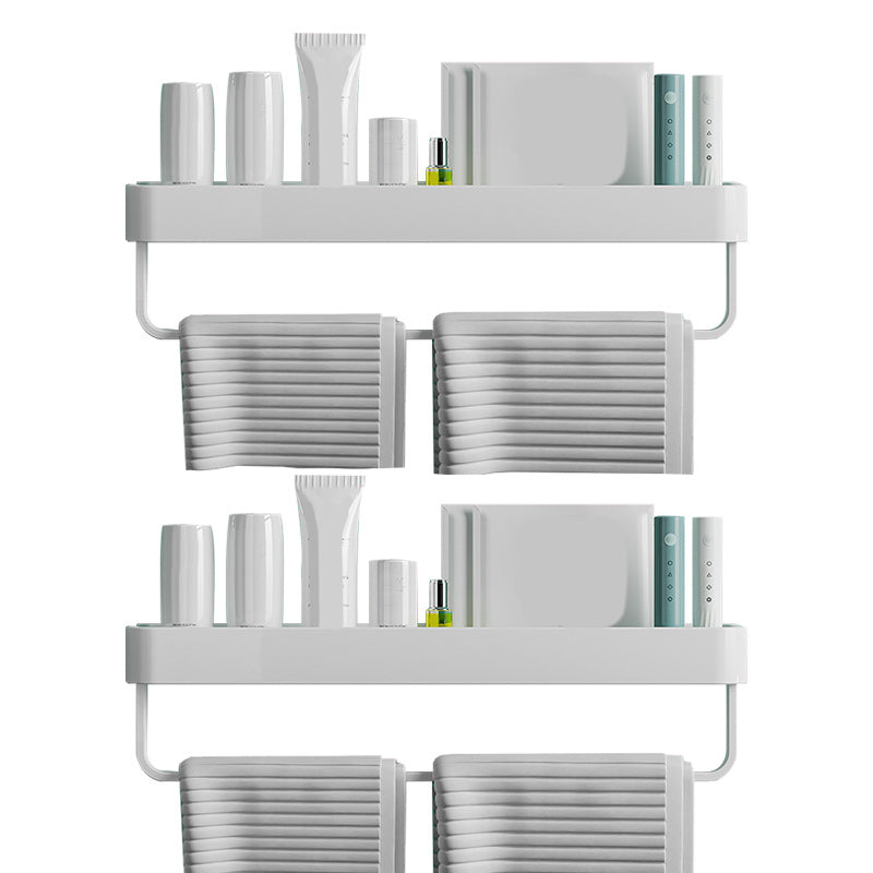 Kit de herrajes moderno para organizador de baño de aluminio para baños domésticos
