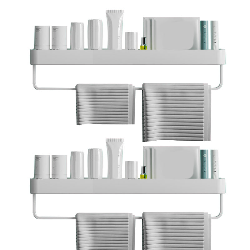 Kit de herrajes moderno para organizador de baño de aluminio para baños domésticos