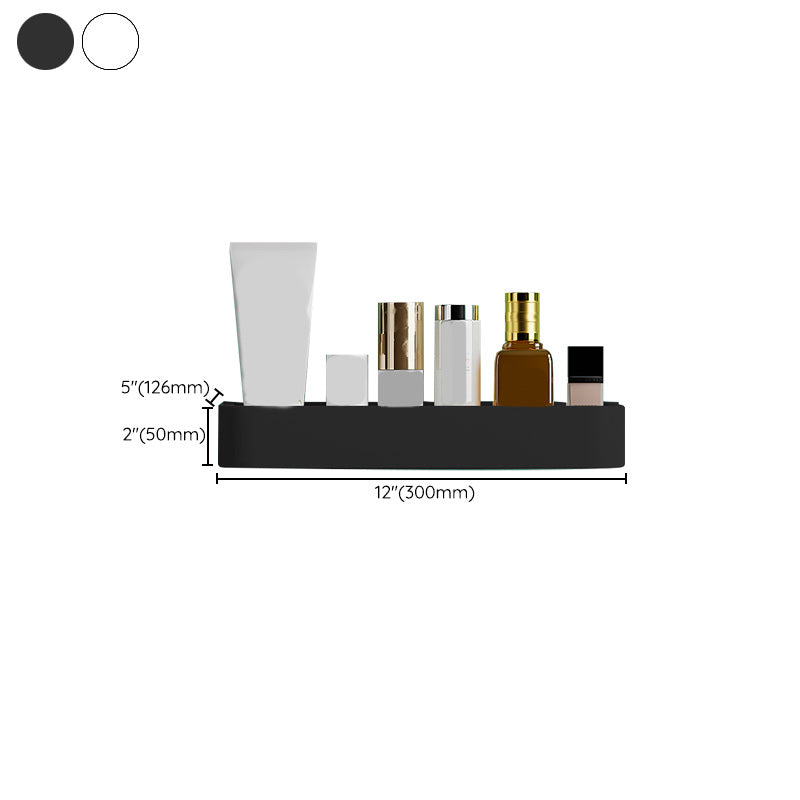 Kit de herrajes moderno para organizador de baño de aluminio para baños domésticos
