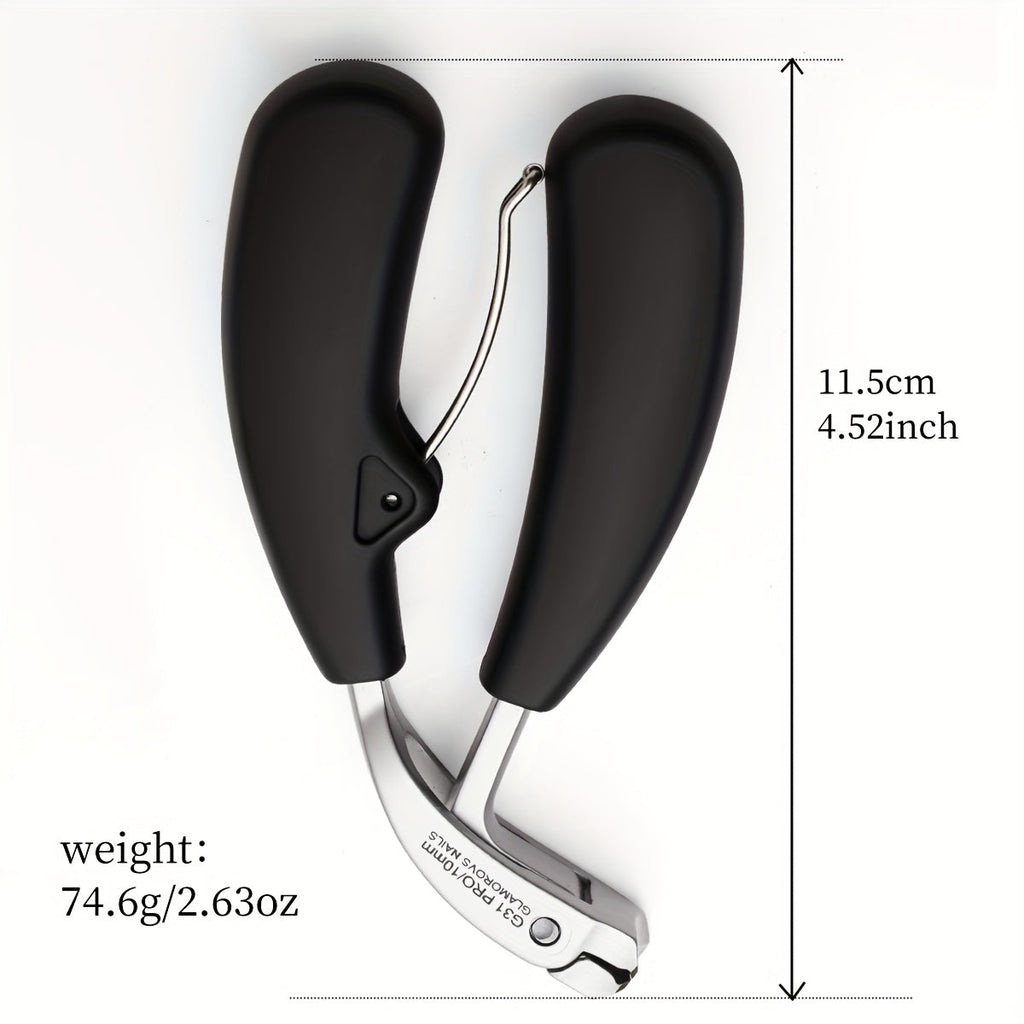 Cortaúñas Cutique G31 con mango largo ergonómico de acero inoxidable