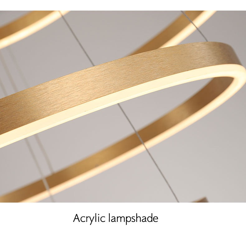 Aurelia Ring Lamp With Adjustable Aluminum And Acrylic Design, 12,500 Lumens