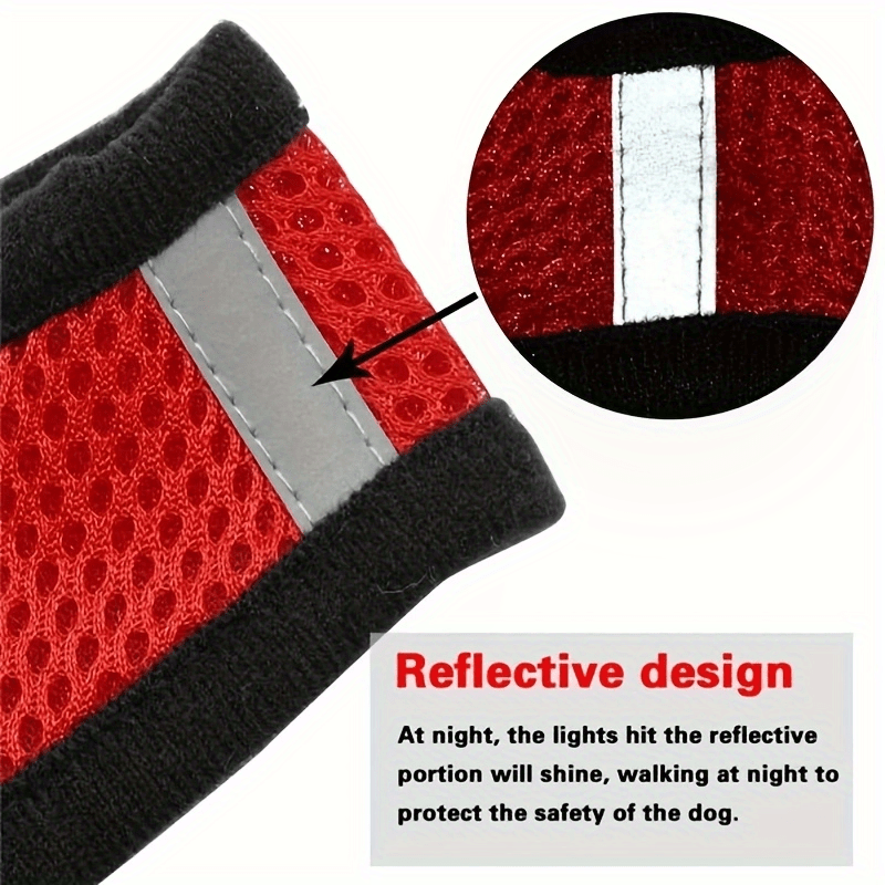 Nightwalk Reflective Vest With Leash For Dogs And Cats