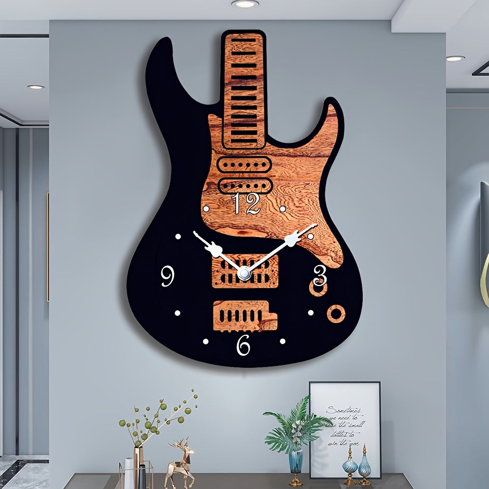 Zegar gitarowy Melodytime dla fanów muzyki – dekoracja do domu na dziś