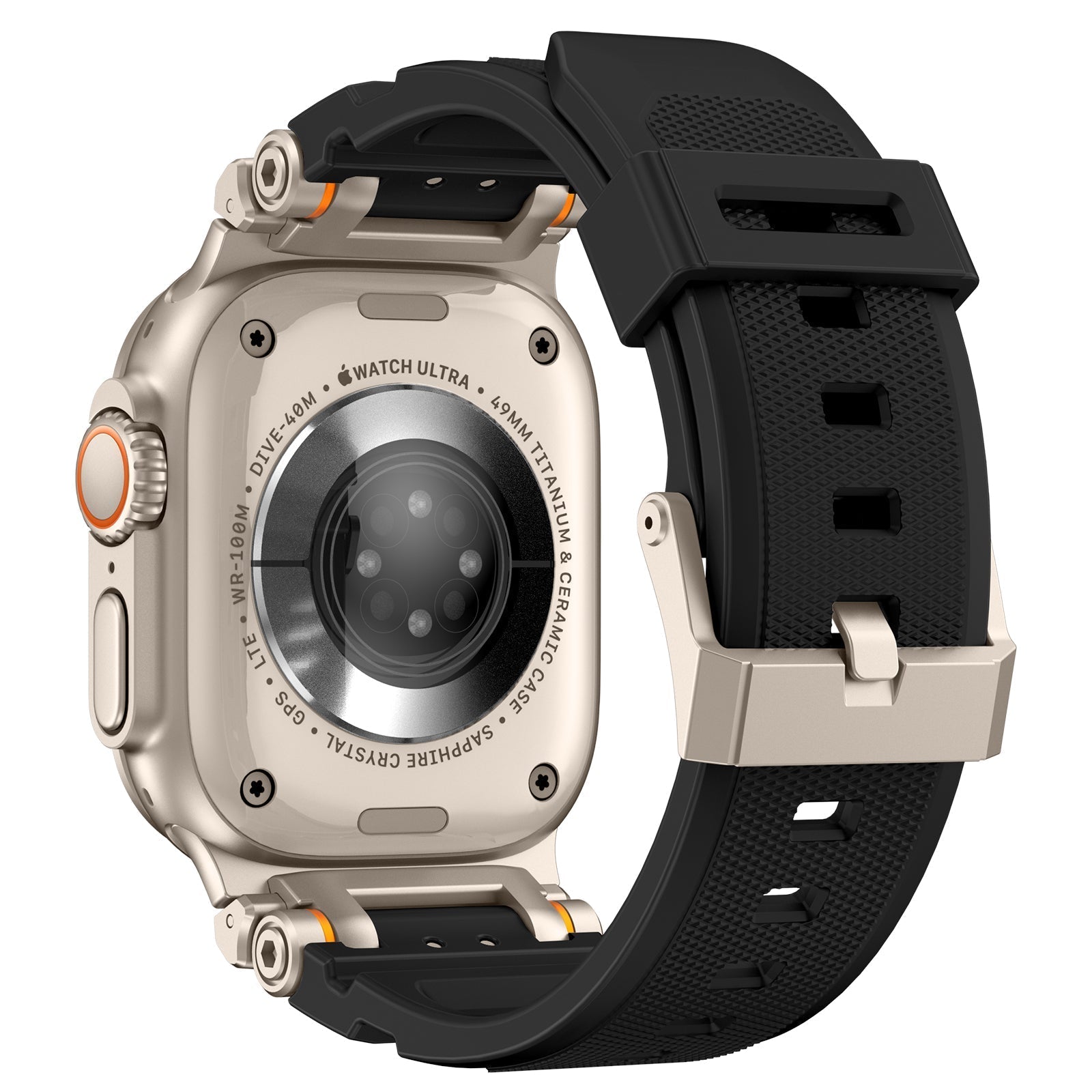 سوار مطاطي LumaGuard FKM 2.0 لإصدار Apple Watch Pro