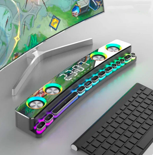 Bluetooth Gaming Soundbar Wireless Speaker For Immersive Surround Sound