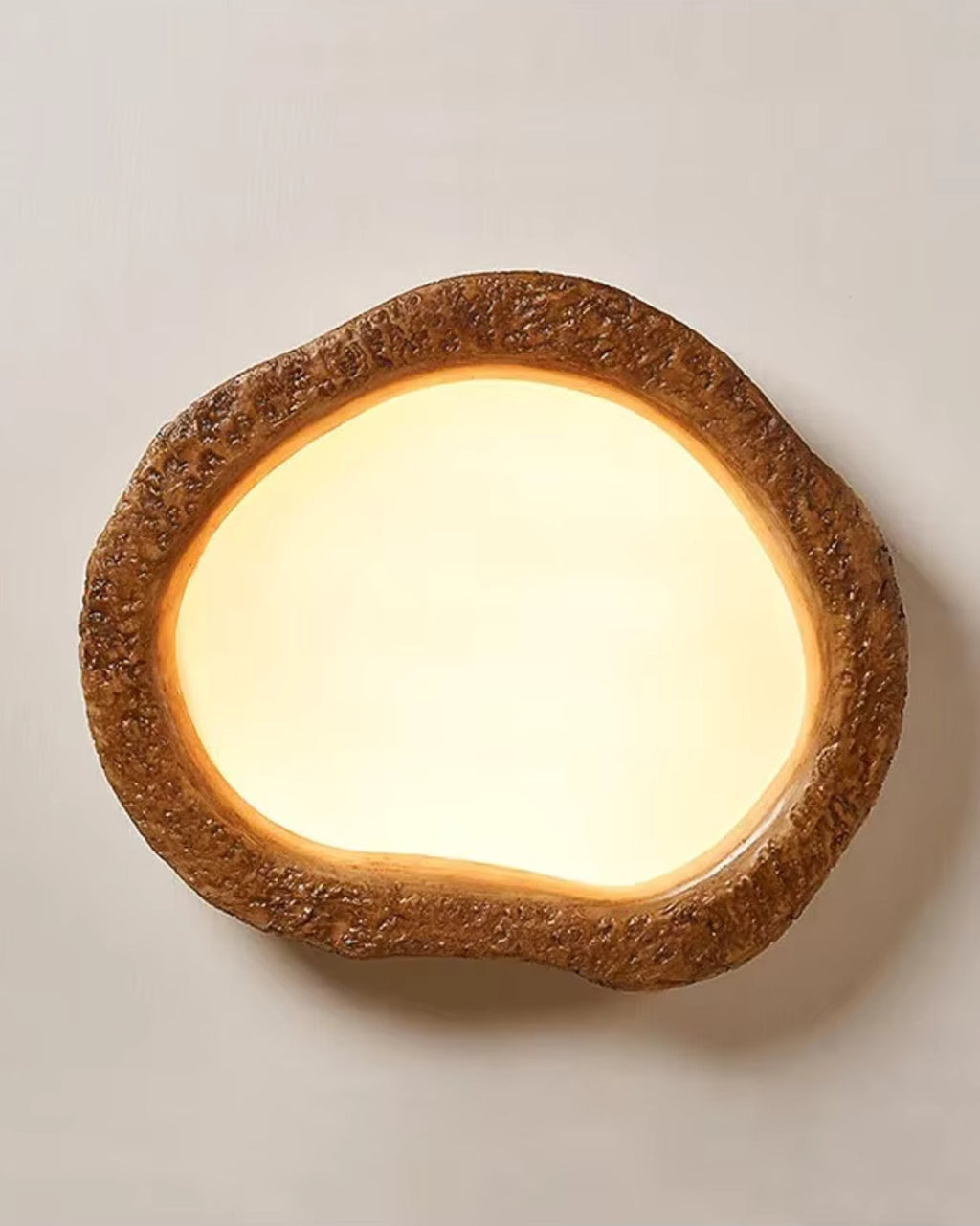 Nova Oak Ceiling Light With Warm Minimal Glow And Wooden Housing