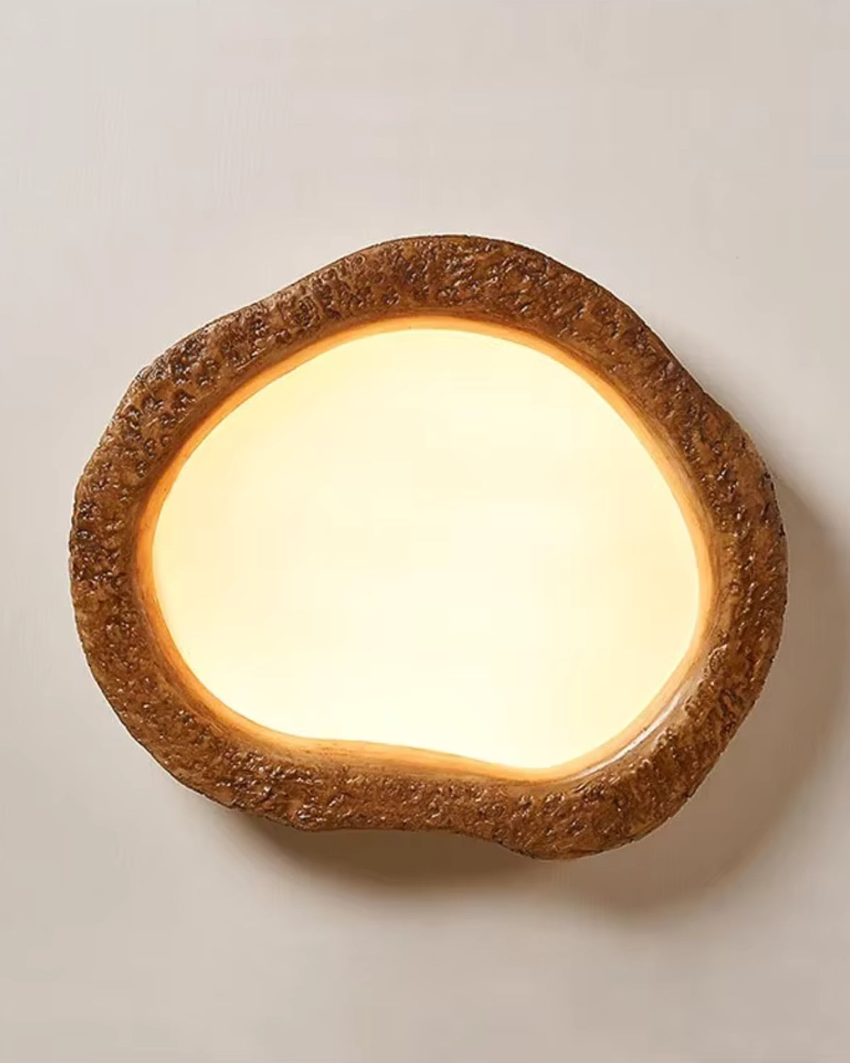 Nova Oak Ceiling Light With Warm Minimal Glow And Wooden Housing