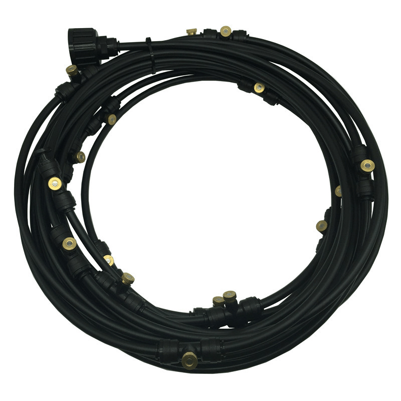 HydroMist Spray Irrigation System For Outdoor Cooling And Gardens