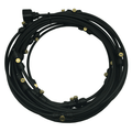 HydroMist Spray Irrigation System For Outdoor Cooling And Gardens