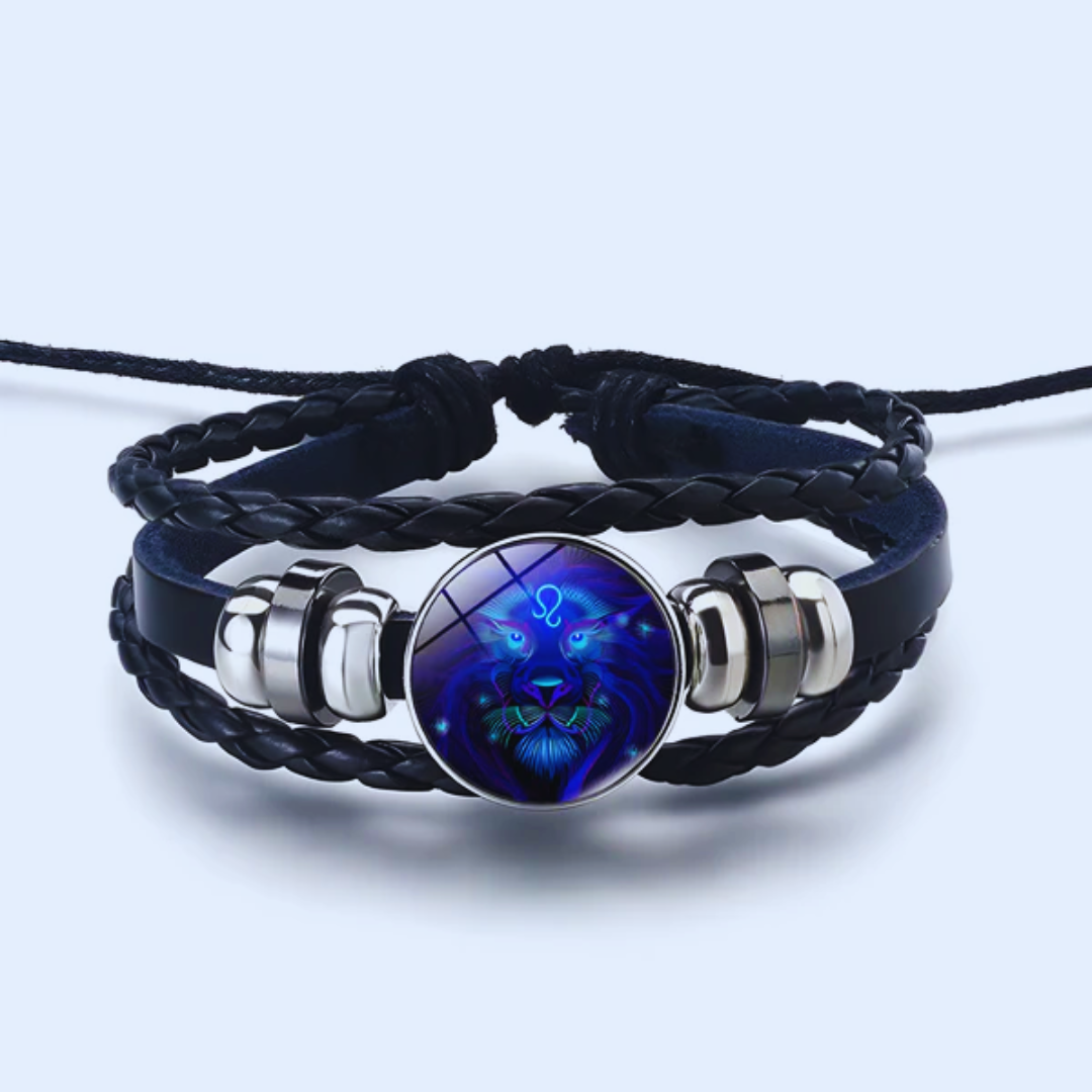 Zodiac-Armband für tägliche Ruhe und Ausgeglichenheit, fördert Frieden und Glückseligkeit